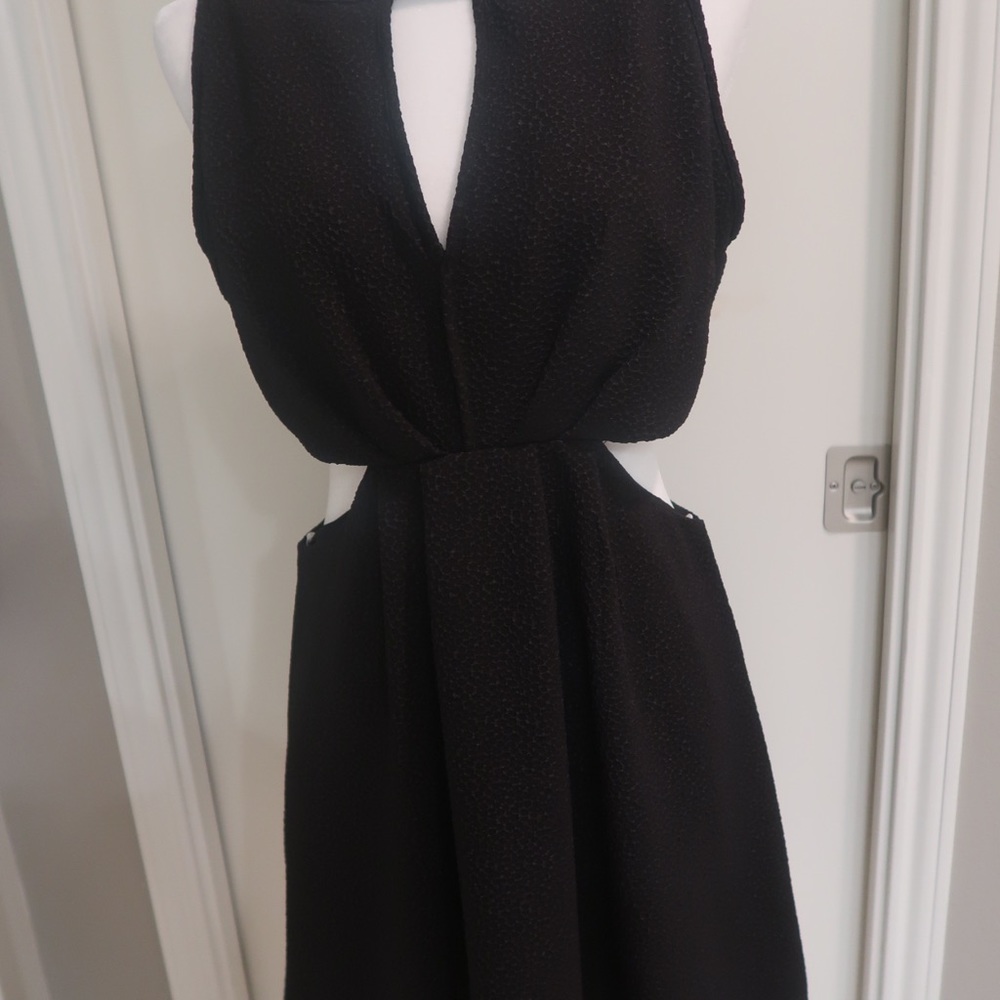 BCBGeneration black dress with side cutouts